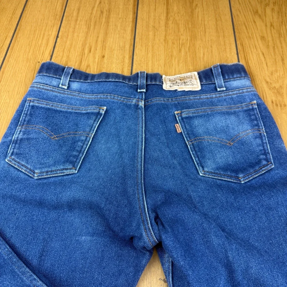 VTG Levi Strauss Action Jeans Men Made in USA Denim Western Style W36 L29‎